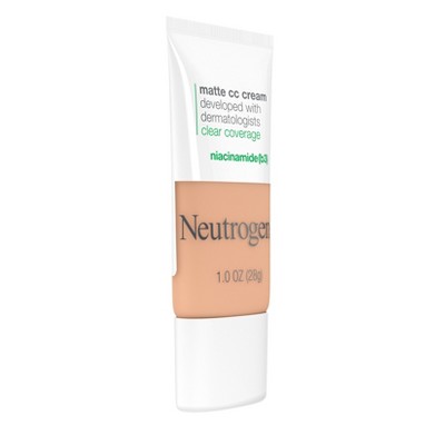 Neutrogena Clear Coverage Flawless Matte Color Correcting Cream, Full-Coverage 4.0 Sand - New