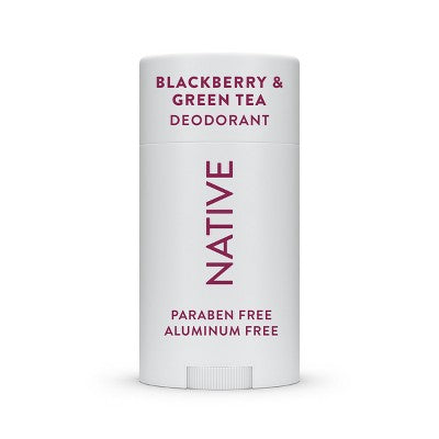 Native Solid Deodorant for Women & Men Blackberry & Green Tea 2.65oz - New