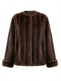 Elegant Faux Fur Short Jacket