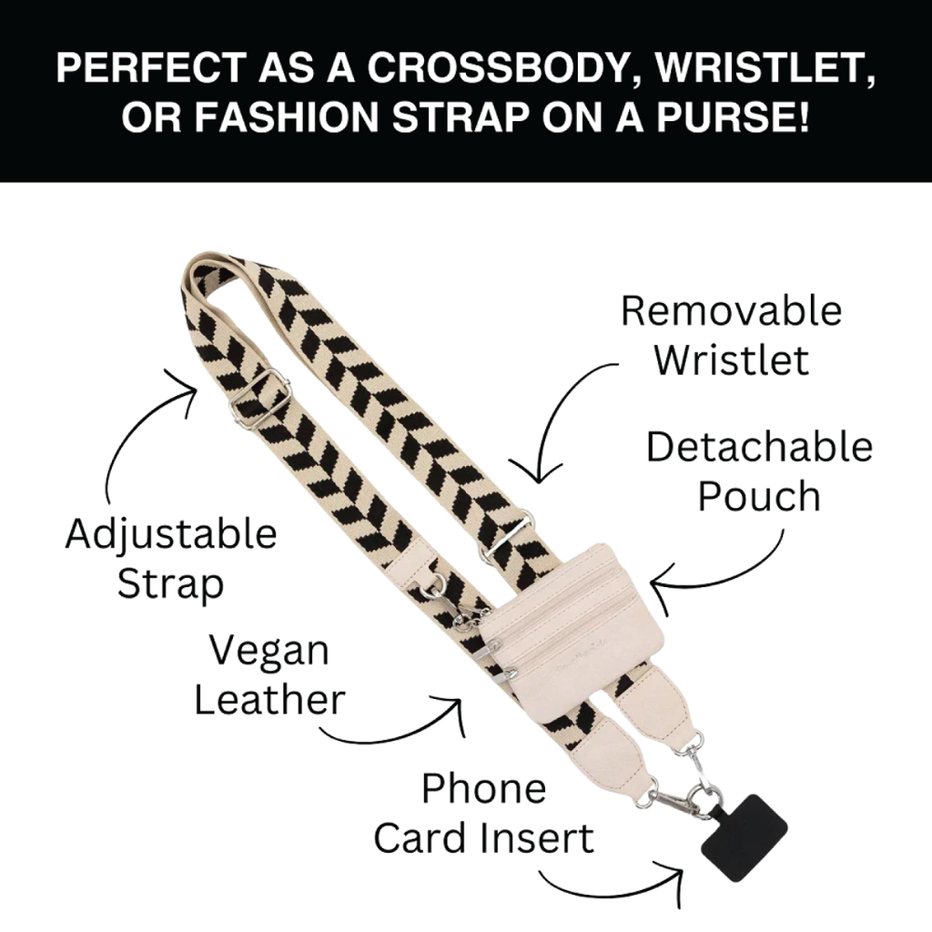 Clip & Go Navy Chevron