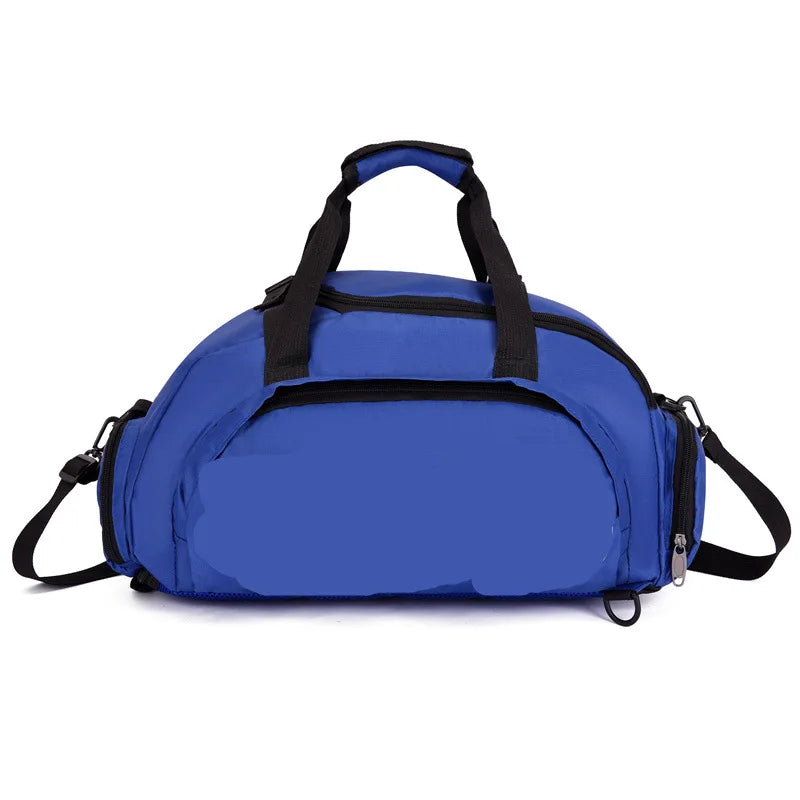 Multifunctional Waterproof Gym Duffel Bag – Large Travel Sports Backpack with Shoe Compartment