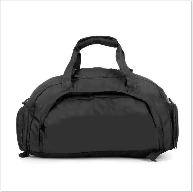 Multifunctional Waterproof Gym Duffel Bag – Large Travel Sports Backpack with Shoe Compartment