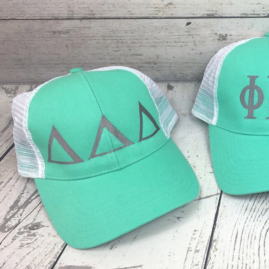 Tri Delta Mint Mesh Hat