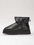 Women's leather boots with insulation-0