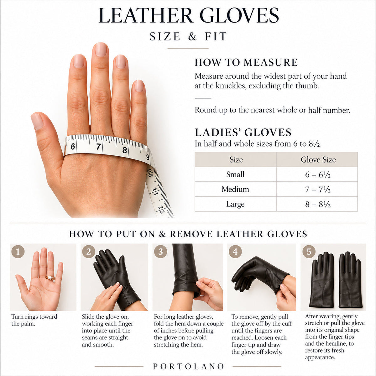 MADE IN ITALY HANDSEWN NAPPA LEATHER GLOVES