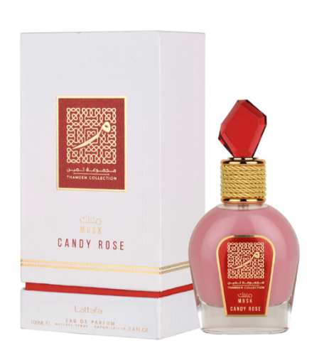 Lattafa Musk Candy Rose Thameen Collection Eau de Parfum — 3.4 oz