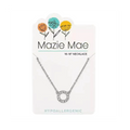 Silver Open Circle Necklace