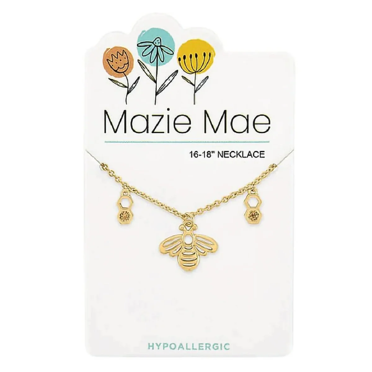 Gold Bee Necklace