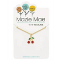 Gold Cherry Necklace