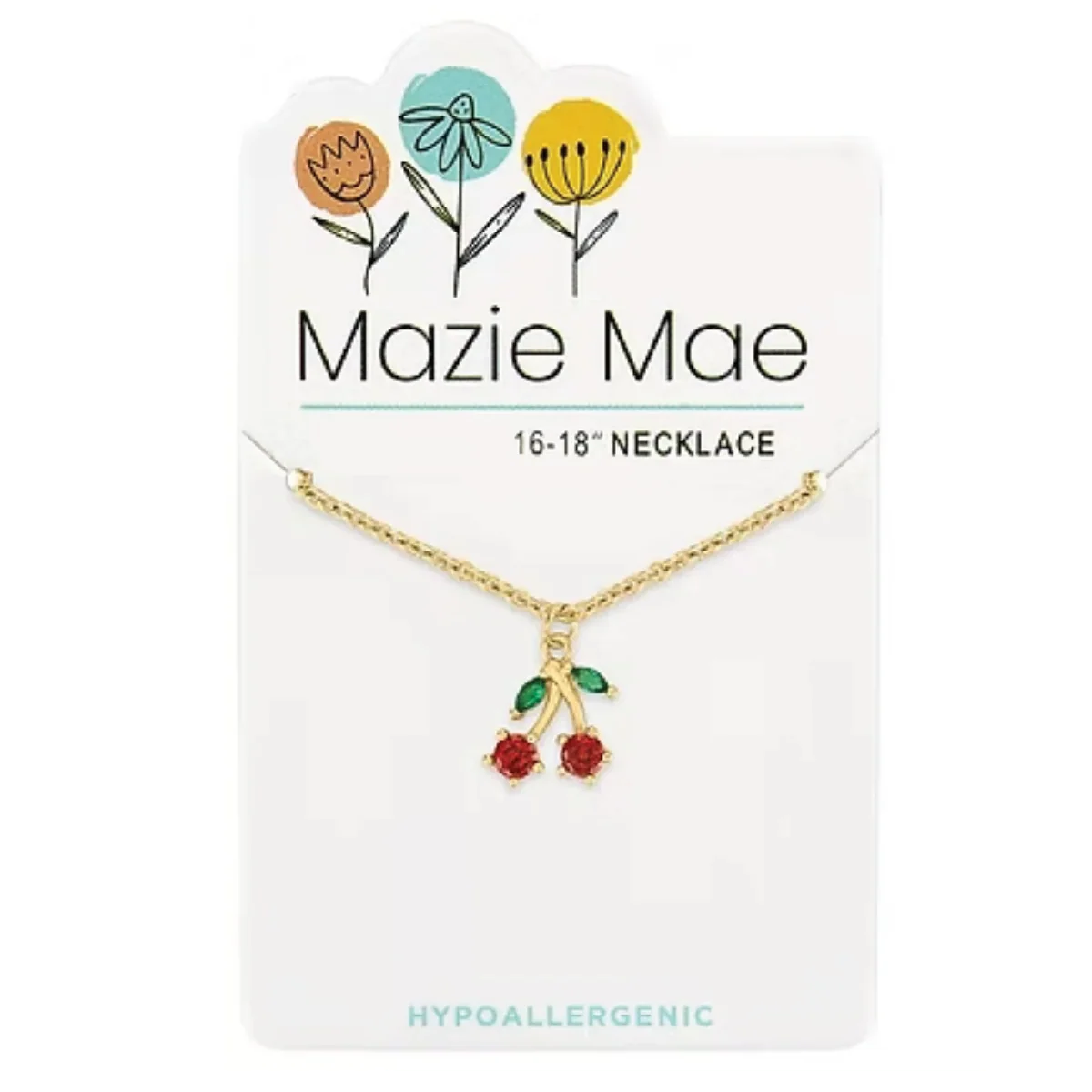 Gold Cherry Necklace