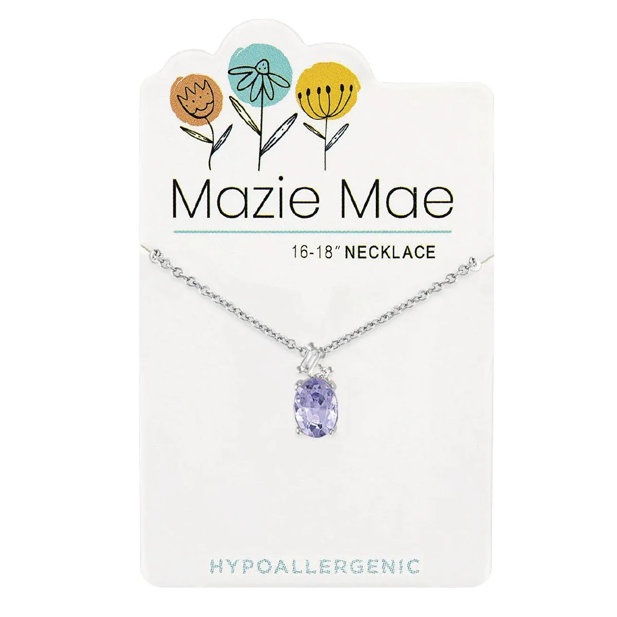 Silver Amethyst Necklace
