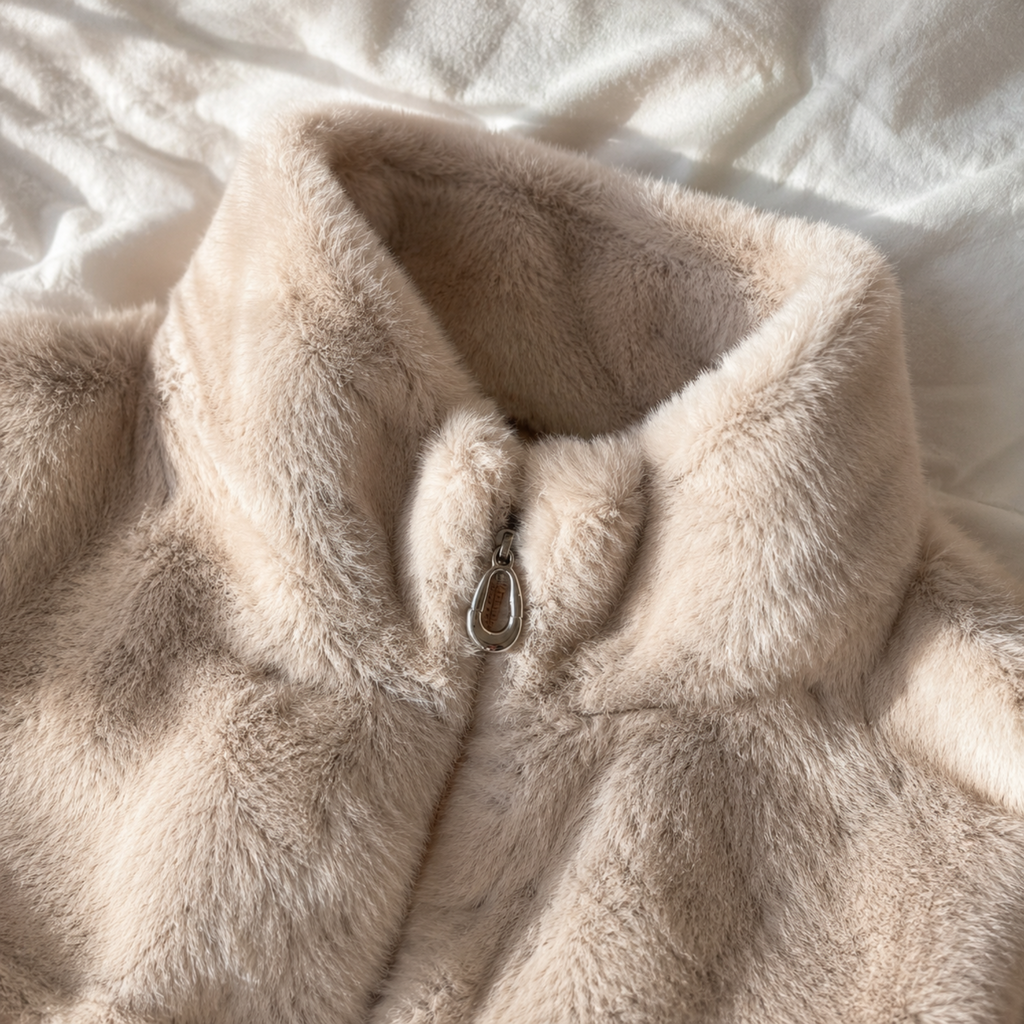Ellison+Young Modern Luxe Faux Mink Fur Vest