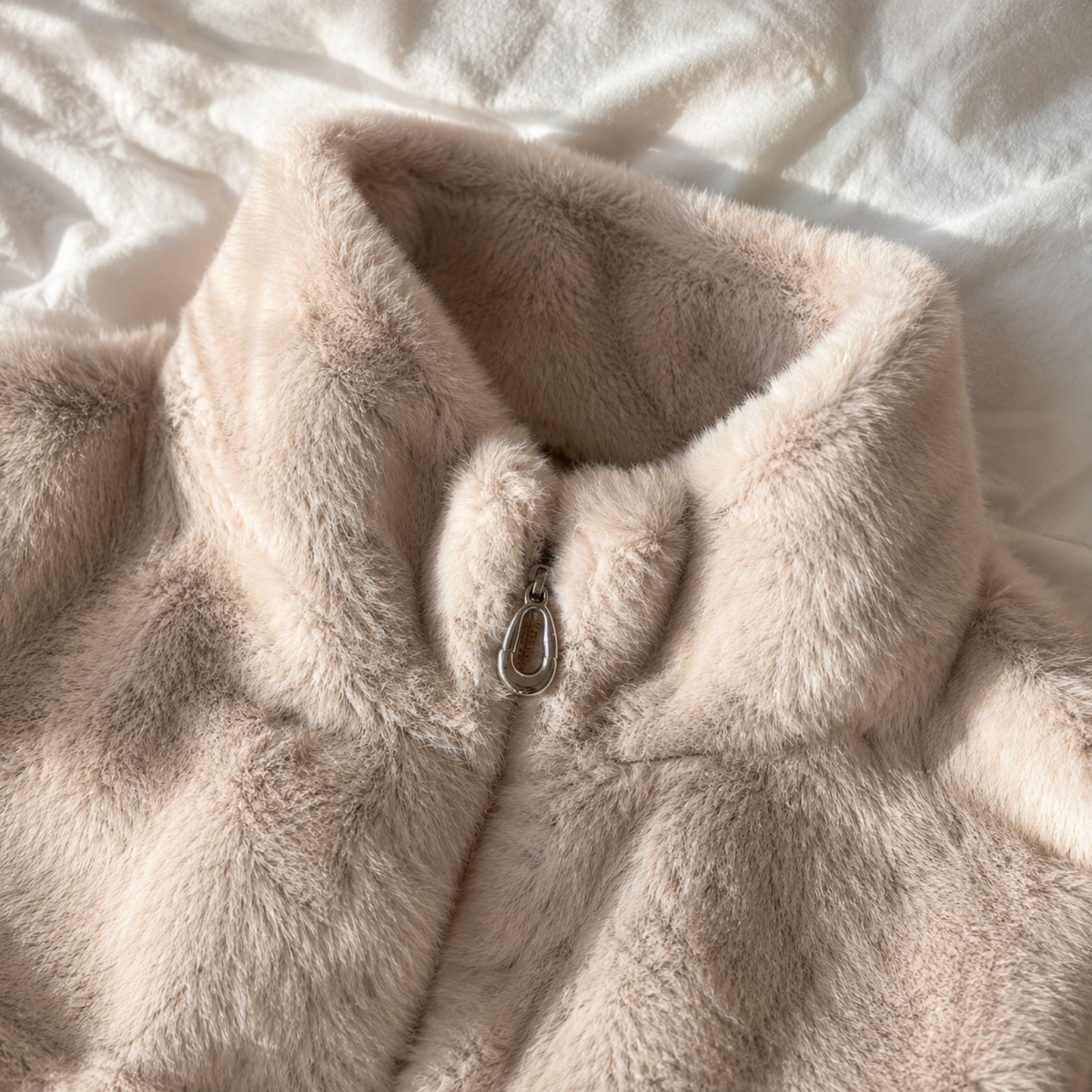 Ellison+Young Modern Luxe Faux Mink Fur Vest