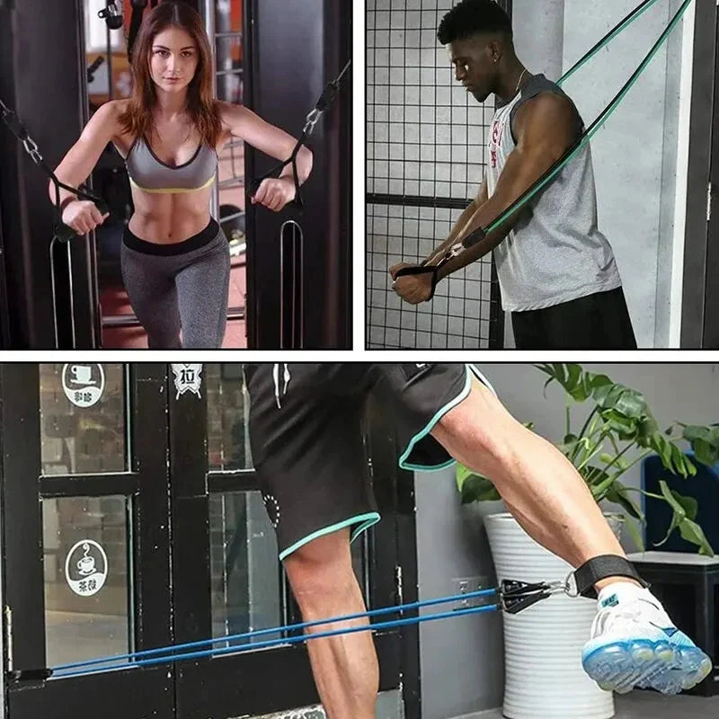 Workout Resistance Bands With Handles
