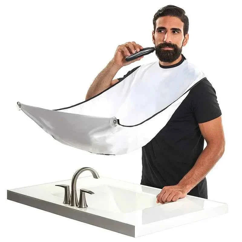 Male Shaving Apron Beard Catcher Cape Shave Cleaning Hairdresser