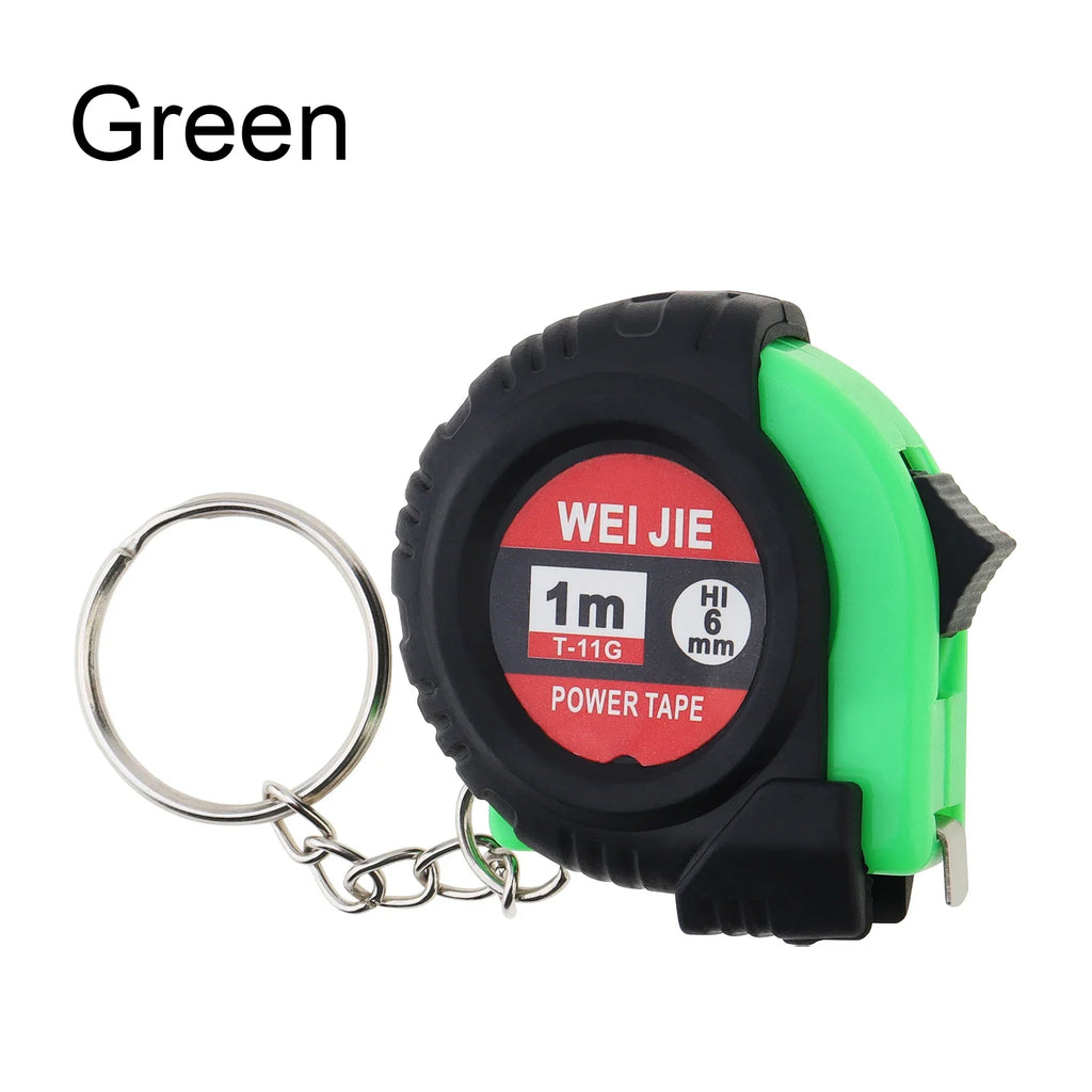 /5pcs / Green/Yellow Keychain Tape Measure for Quick Easy Measurements