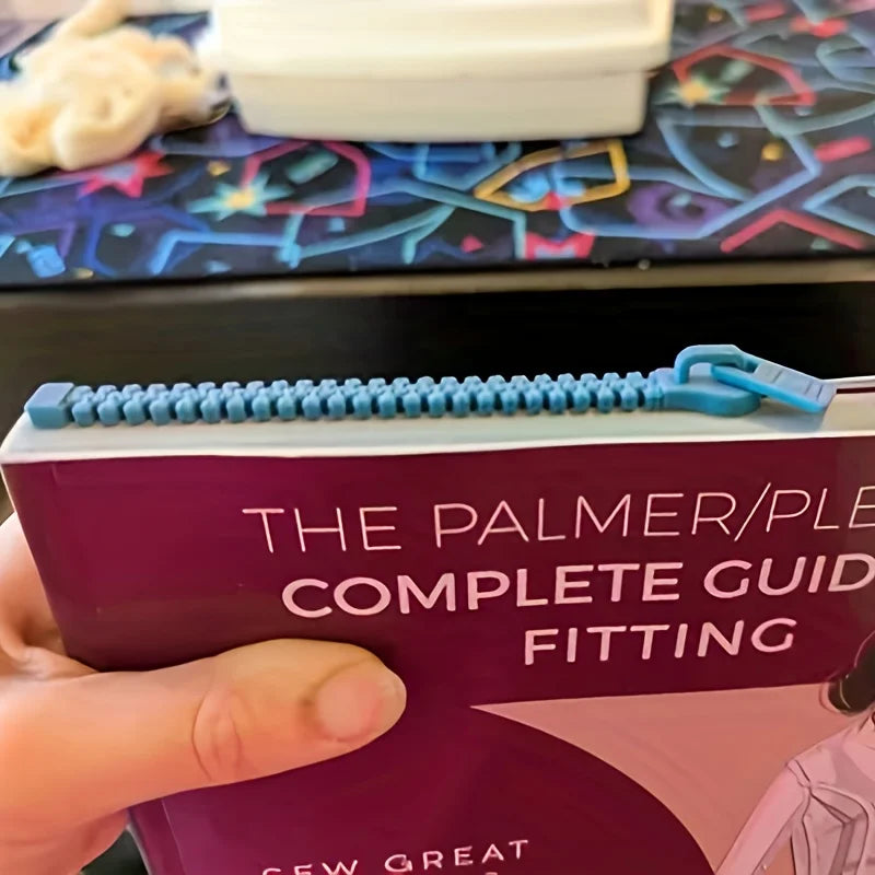 3D Printed Zipper Bookmark for Books E-Readers Diaries