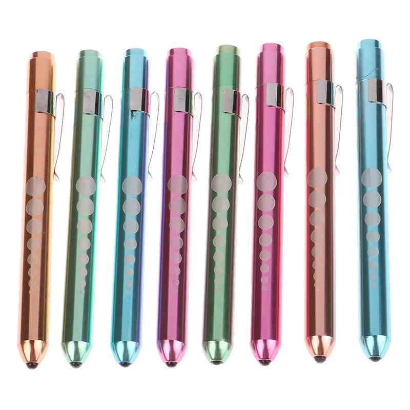 LED Medical Penlight with Pupil Gauge | Reusable Pocket Flashlight for Nurses and Doctors