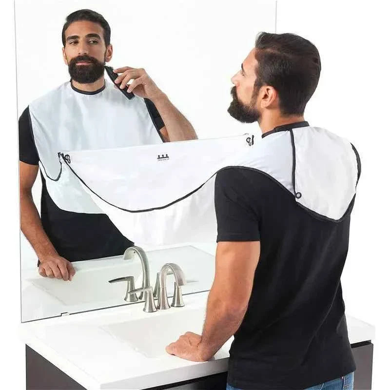 Male Shaving Apron Beard Catcher Cape Shave Cleaning Hairdresser