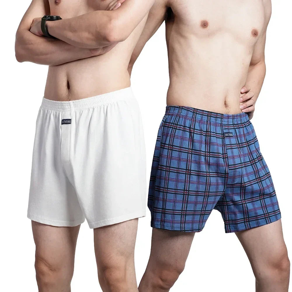 Men's Boxer Shorts | Plaid & Solid-Color Options | Everyday Underwear & Lounging