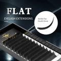 Black Mink Lashes | Ellipse Split Tips Individual Eyelash Extensions