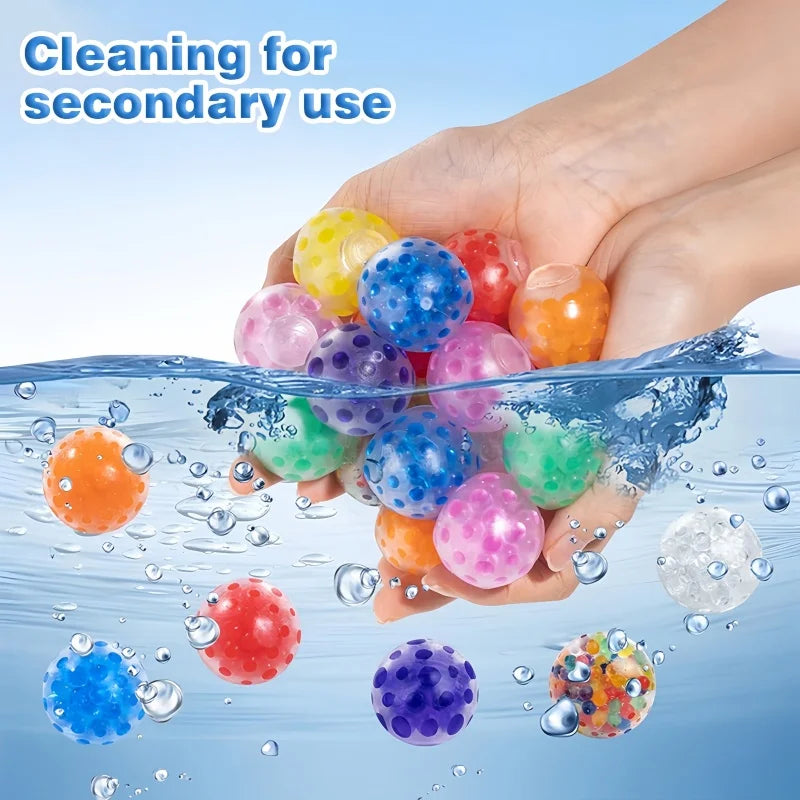 Soft Rubber Grape Squeeze Balls | 5-Pack Stress Relief Set