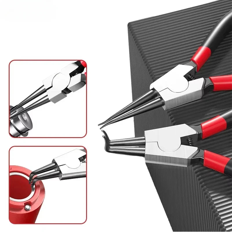 5-In Circlip Pliers | Dual-Purpose Retaining Ring Pliers for Internal
