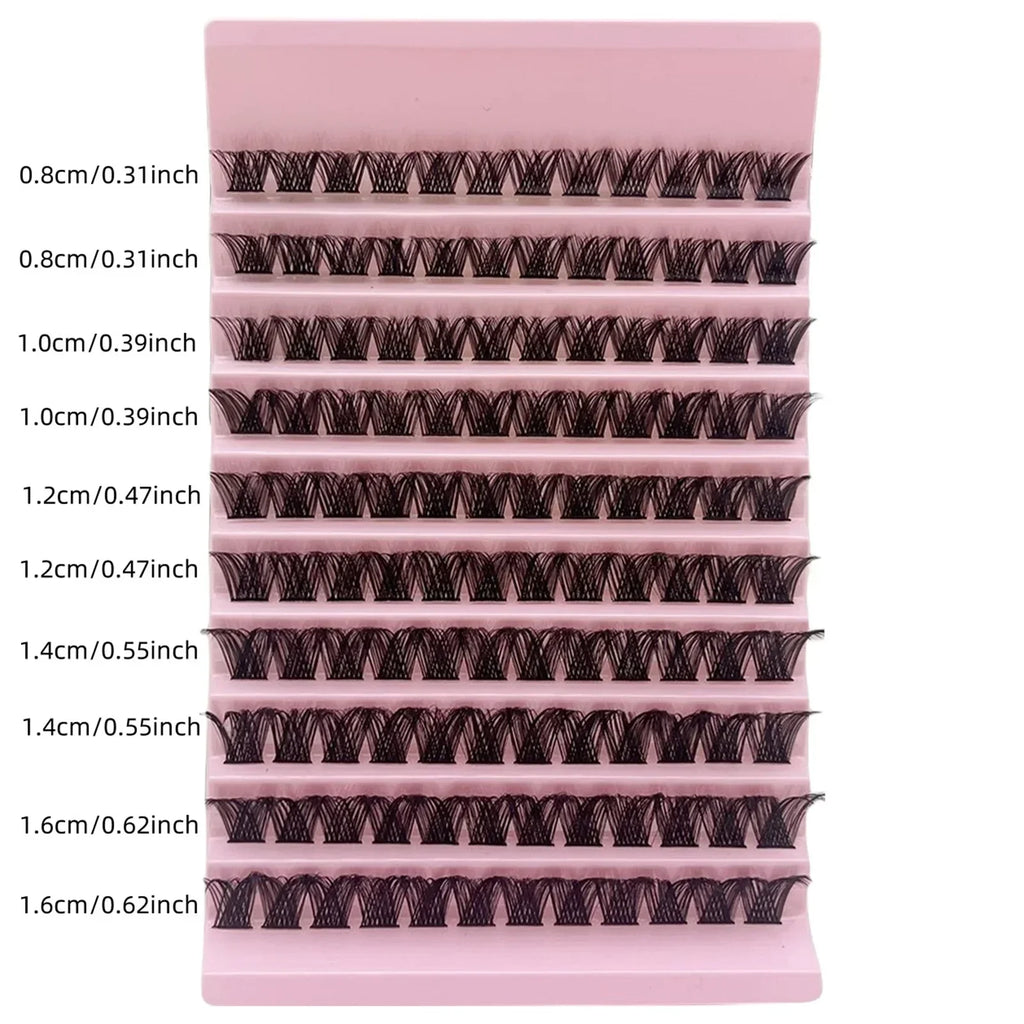 Fluffy Volume Lash Clusters 120pcs D Curl