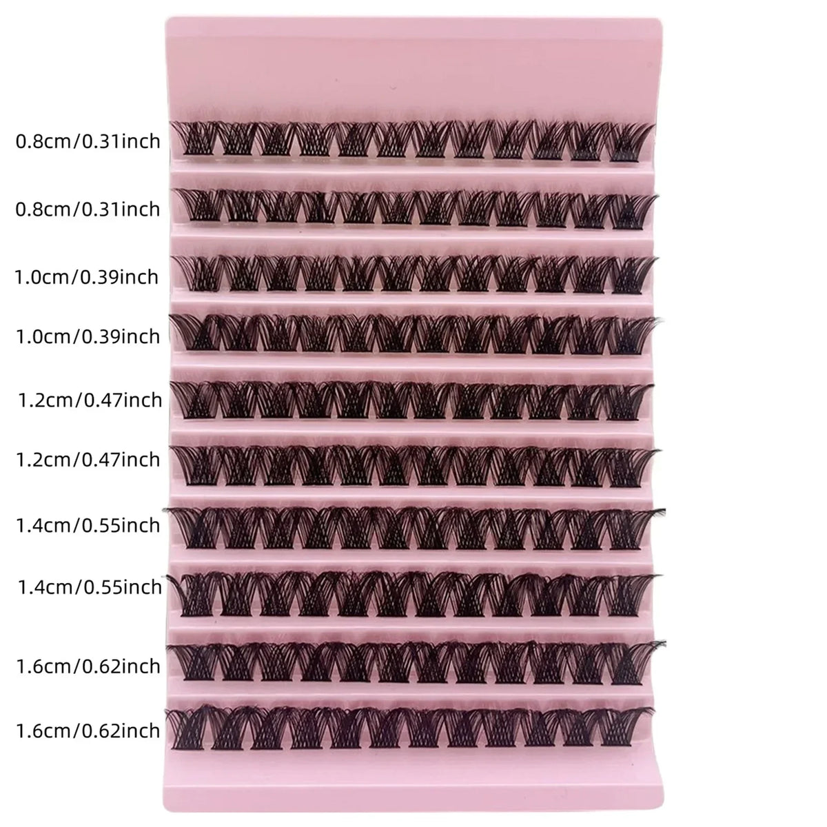 Fluffy Volume Lash Clusters 120pcs D Curl