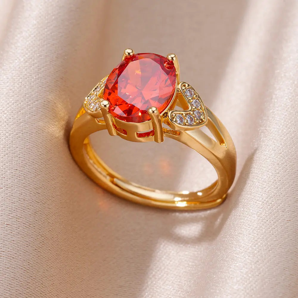 Zircon Stone Ring