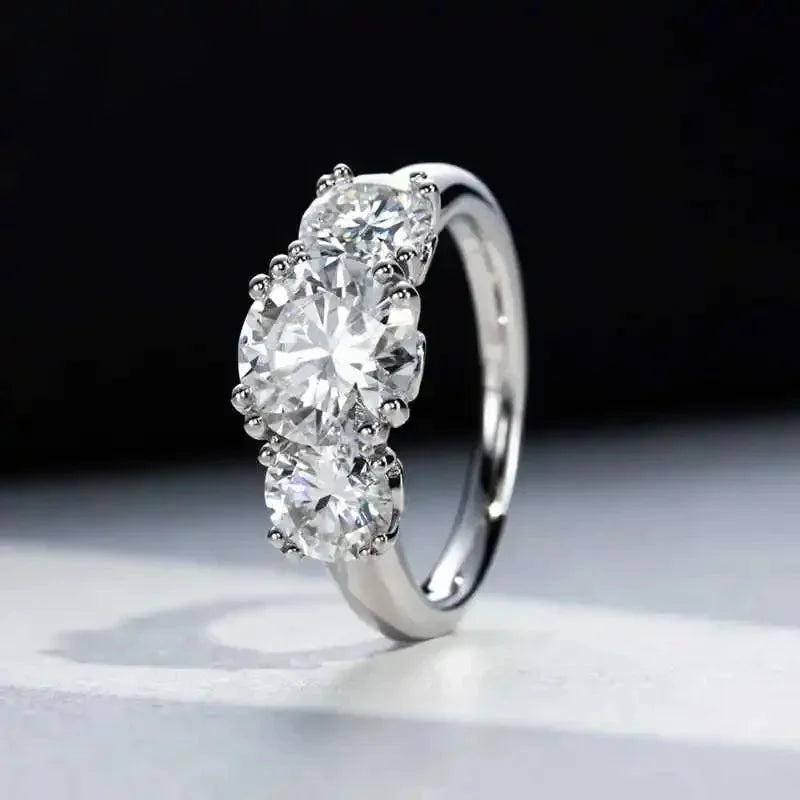 3 Diamond Solitaire Ring