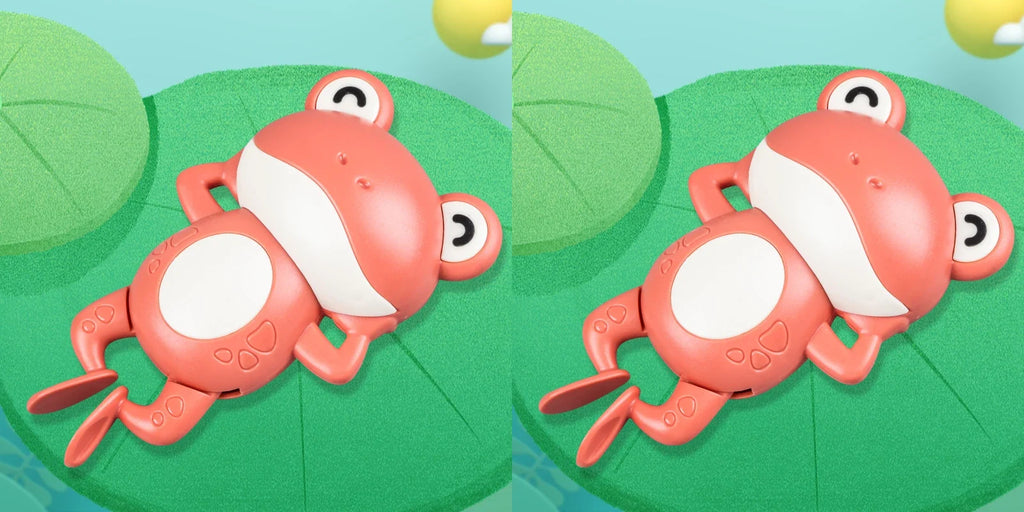 Clockwork Swim Frog Bath Toy | Toddler Bath Time Fun
