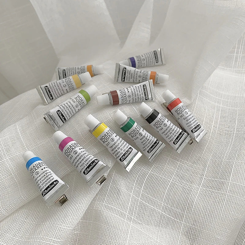 * Funny Paint Watercolor Hair Clip