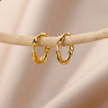 Zircon Butterfly Stud Earrings