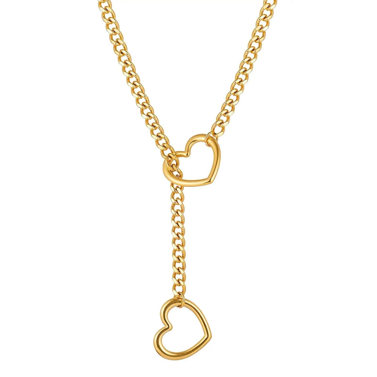 Irregular Y-Shaped Long Necklace