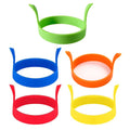 Silicone Egg and Pancake Ring Mold | Nonstick Round Cooking Tool