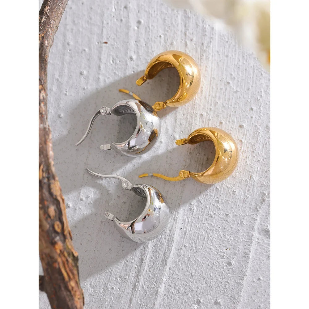 Chunky Geometric Statement Earrings
