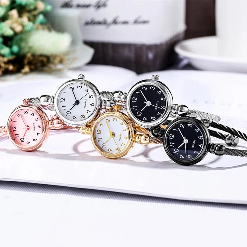 Gold Bangle Bracelet Watch