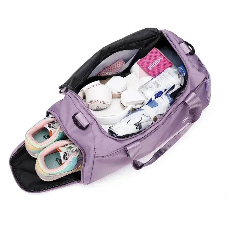 Gym Bag with Wet/Dry Separation - Travel Ready