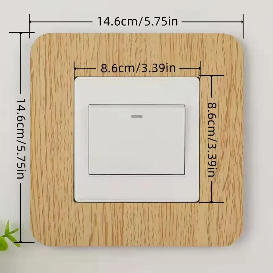 Simple Anti-Dirty Switch Protective Cover | Non-Adhesive Dustproof Outlet Wall Sticker 1 Pack