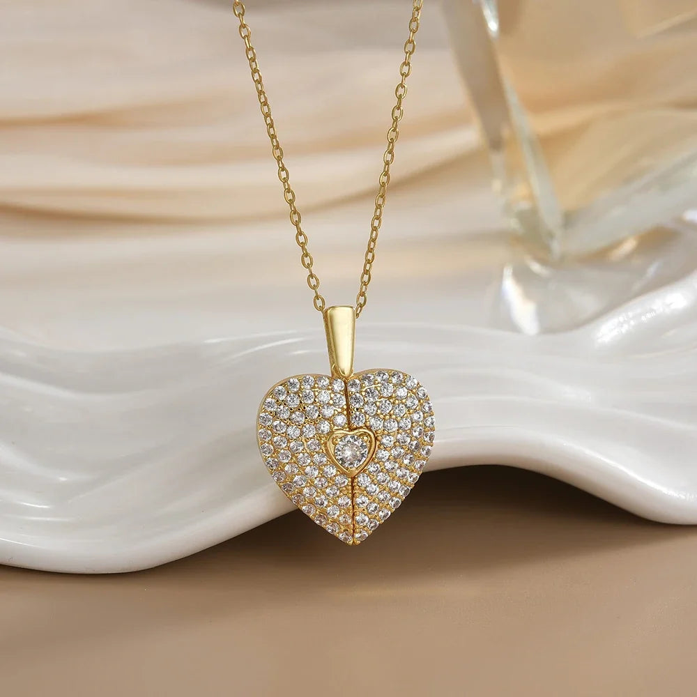 Personalized Heart-shaped Necklace