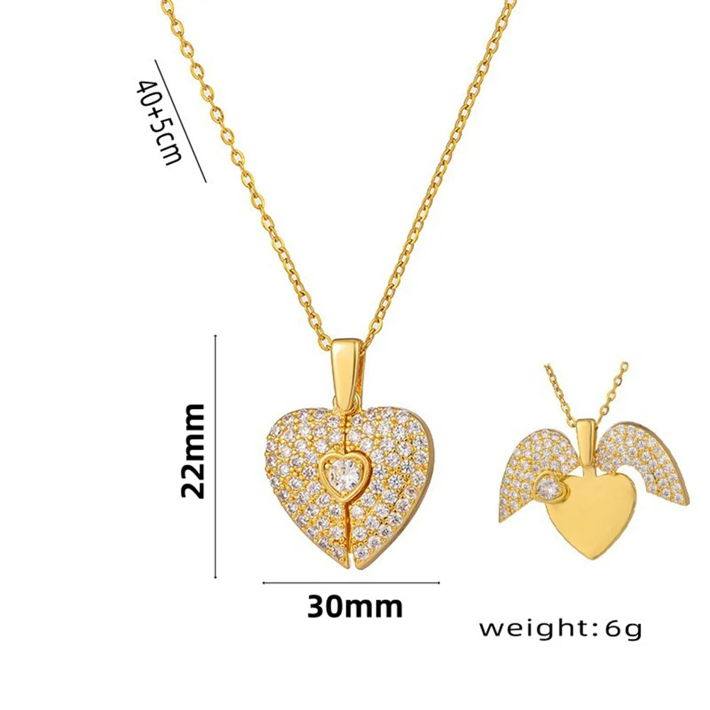 Personalized Heart-shaped Necklace