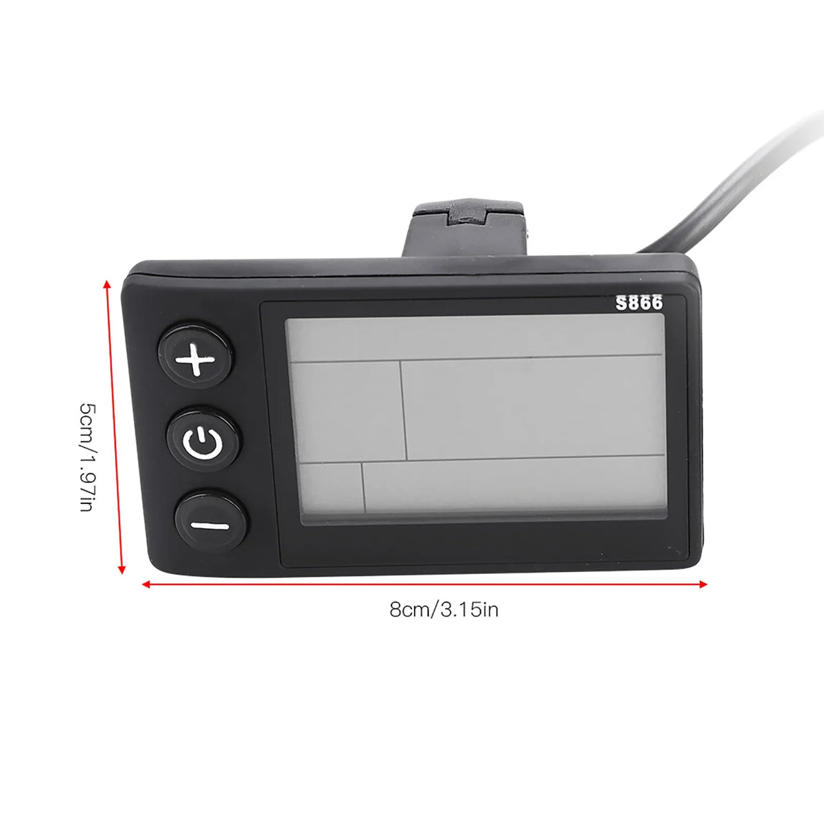 Electric Bike Controller 24V‑48V 13A Brushless Controller with LCD Display Panel E-scooter Meter Control for 22.5mm Handlebar