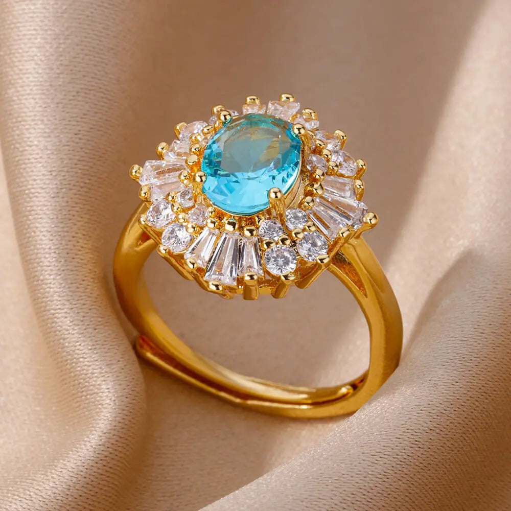 Zircon Stone Ring