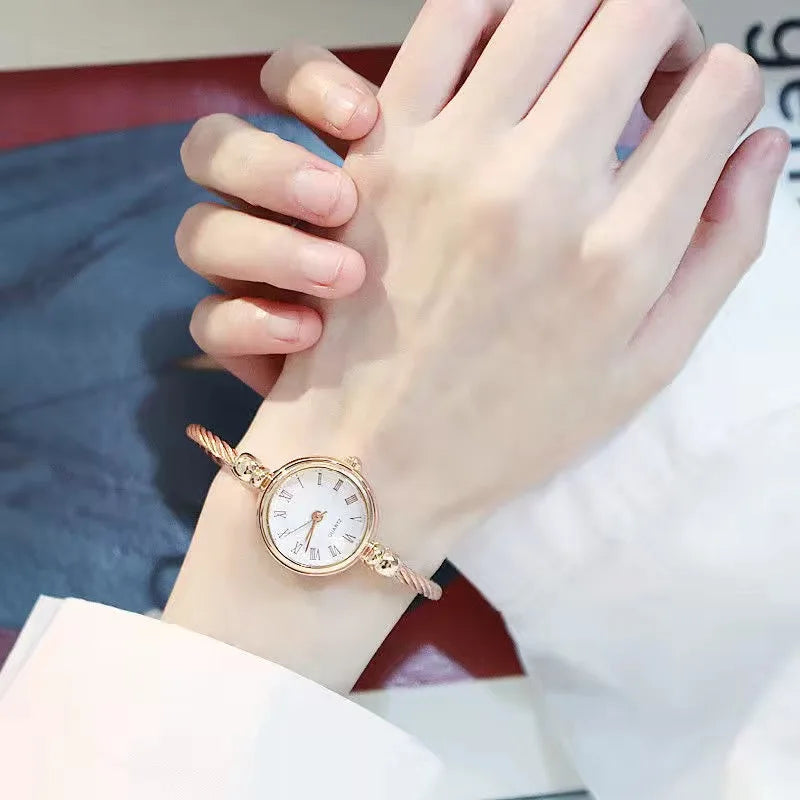 Gold Bangle Bracelet Watch