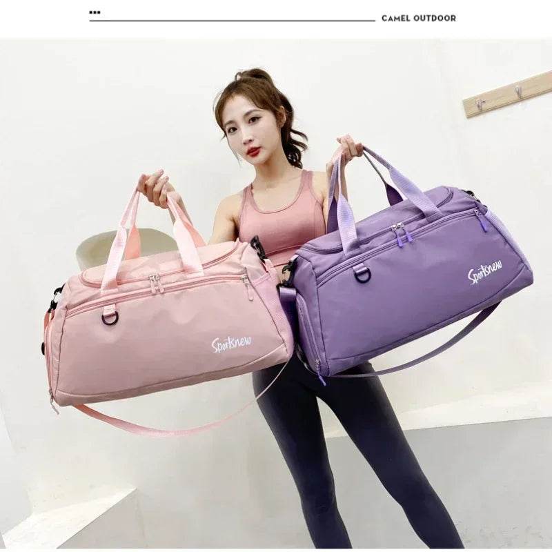 Gym Bag with Wet/Dry Separation - Travel Ready