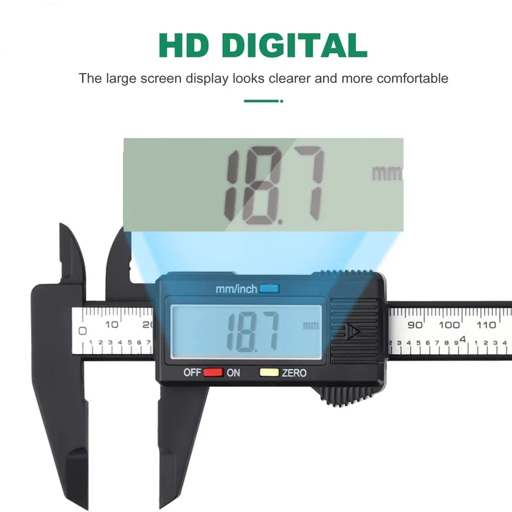 Mini Plastic Vernier Caliper | 0 to 150mm Student Measuring Tool 1 Pack