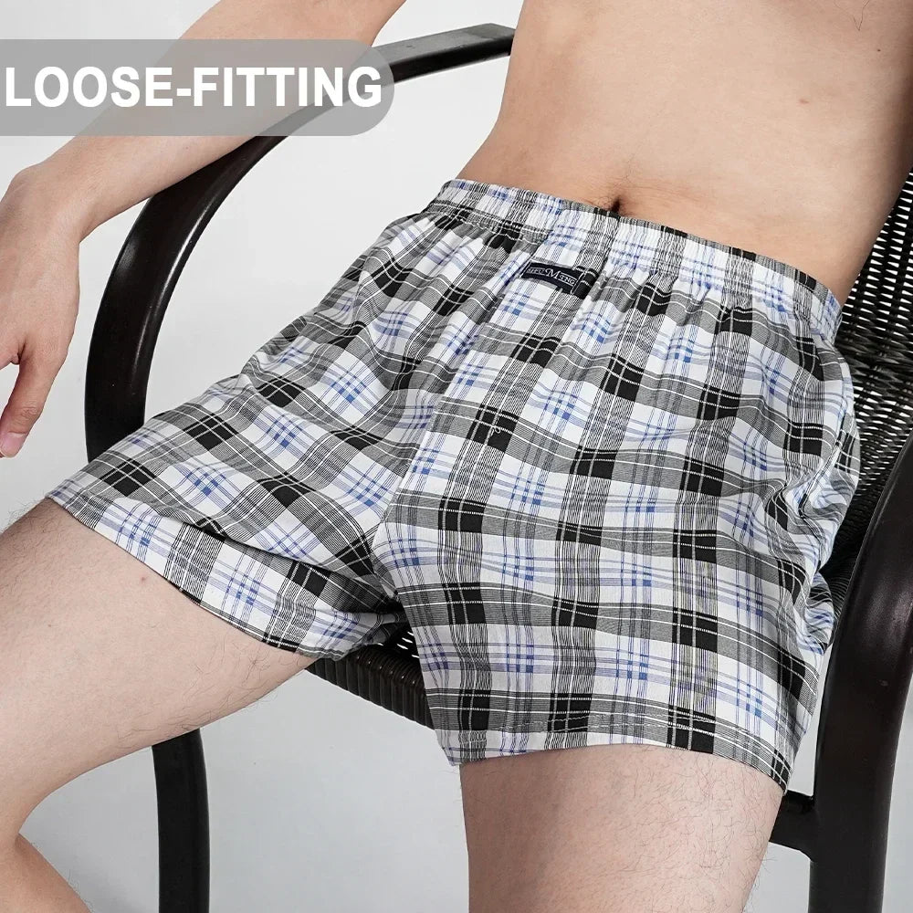 Men's Boxer Shorts | Plaid & Solid-Color Options | Everyday Underwear & Lounging