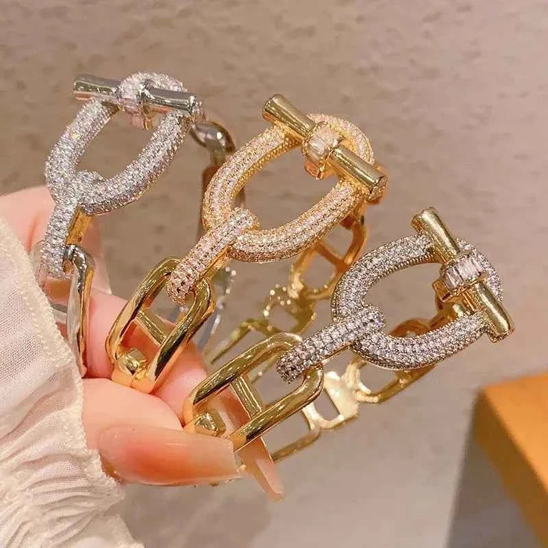 18 k gold plated bracelet