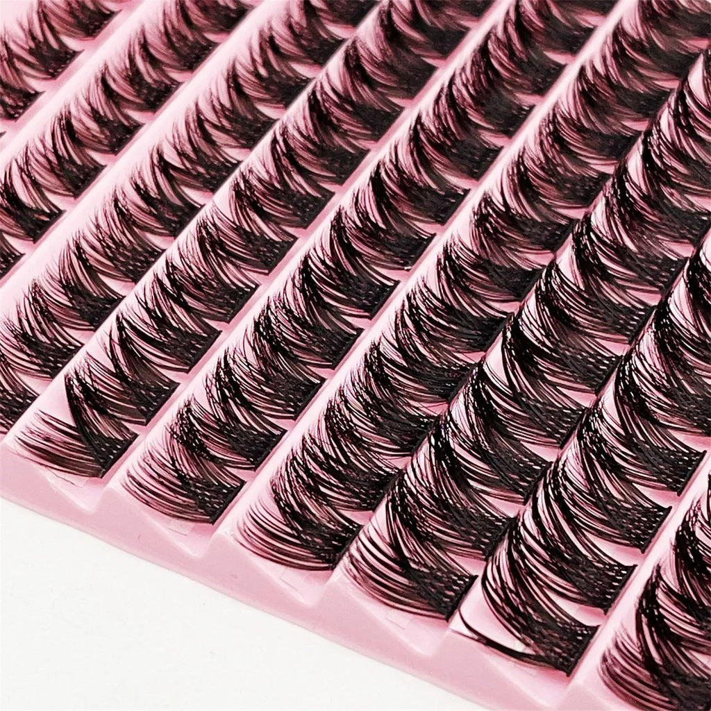 Fluffy Volume Lash Clusters 120pcs D Curl